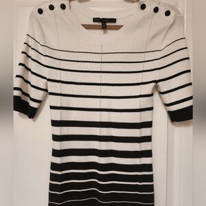 WHITE HOUSE BLACK MARKET Striped Sweater